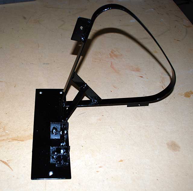 Shelf frame and bracket